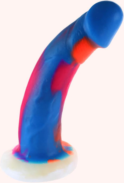 Mustang Tie Bright Multi-Color Dildo